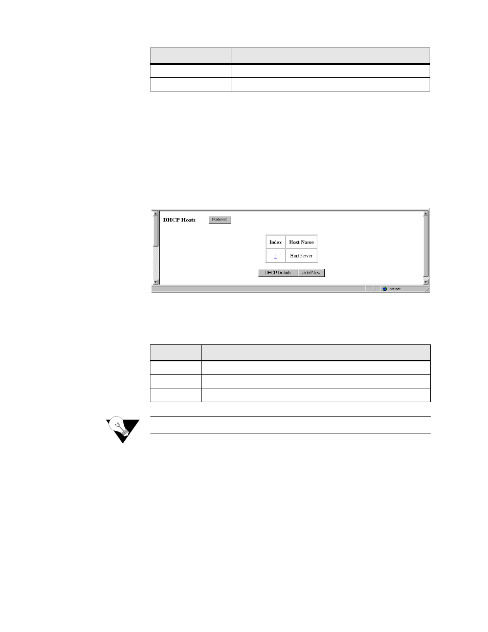 Dhcp hosts screen, Static entries screen, Dhcp hosts screen -64 static entries screen -64 | Verilink WANsuite 6x30 (34-00315.B) Product Manual User Manual | Page 92 / 181