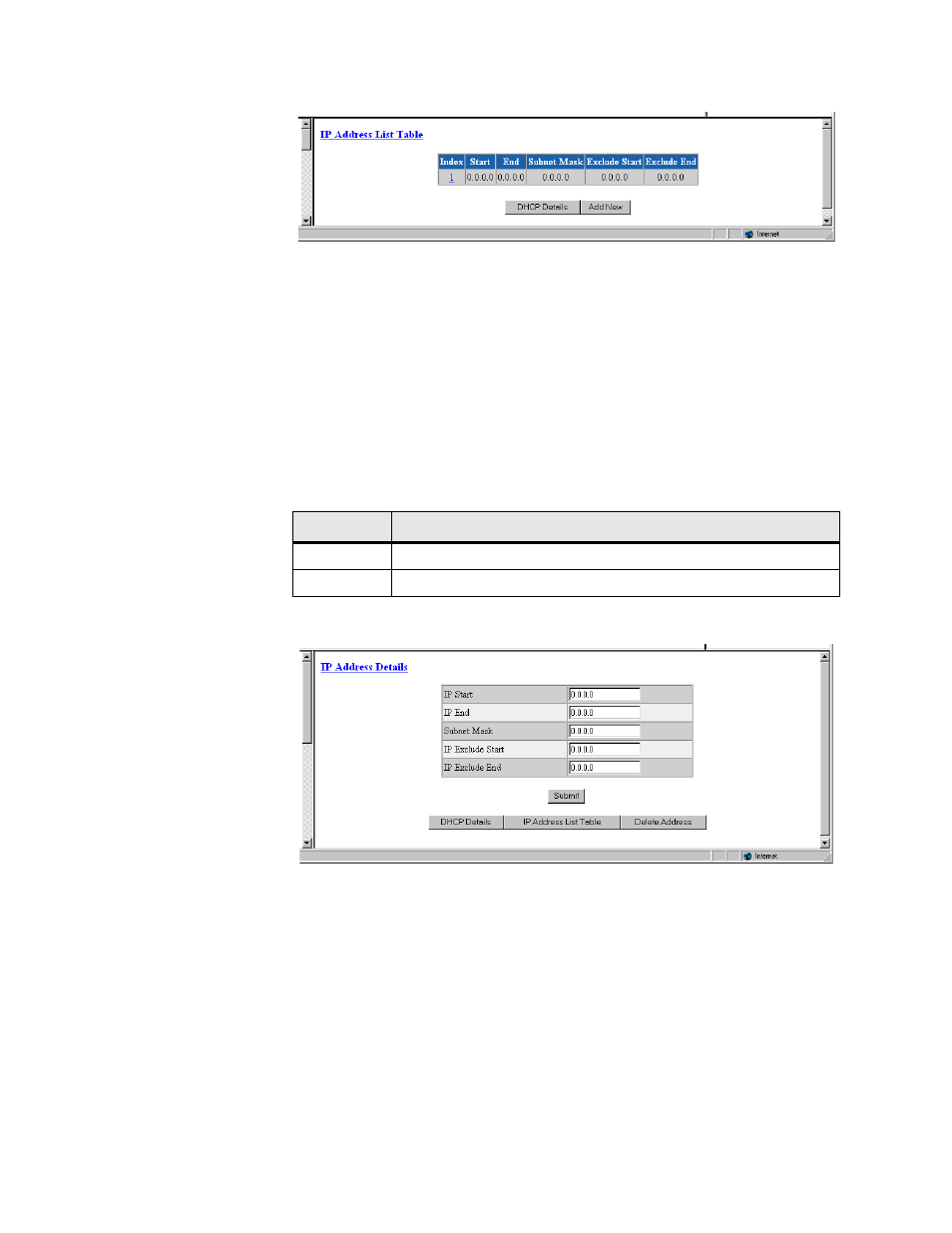 Ip address status table screen, Ip address status table screen -72 | Verilink WANsuite 6450 (34-00326) Product Manual User Manual | Page 100 / 205