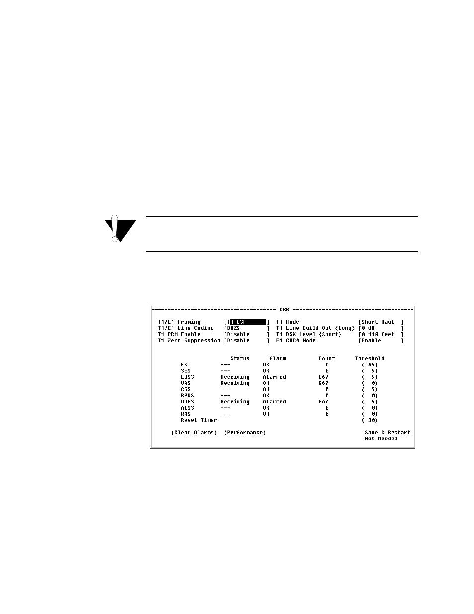 Cbr -17 | Verilink WANsuite 6450 (34-00326) Product Manual User Manual | Page 125 / 205