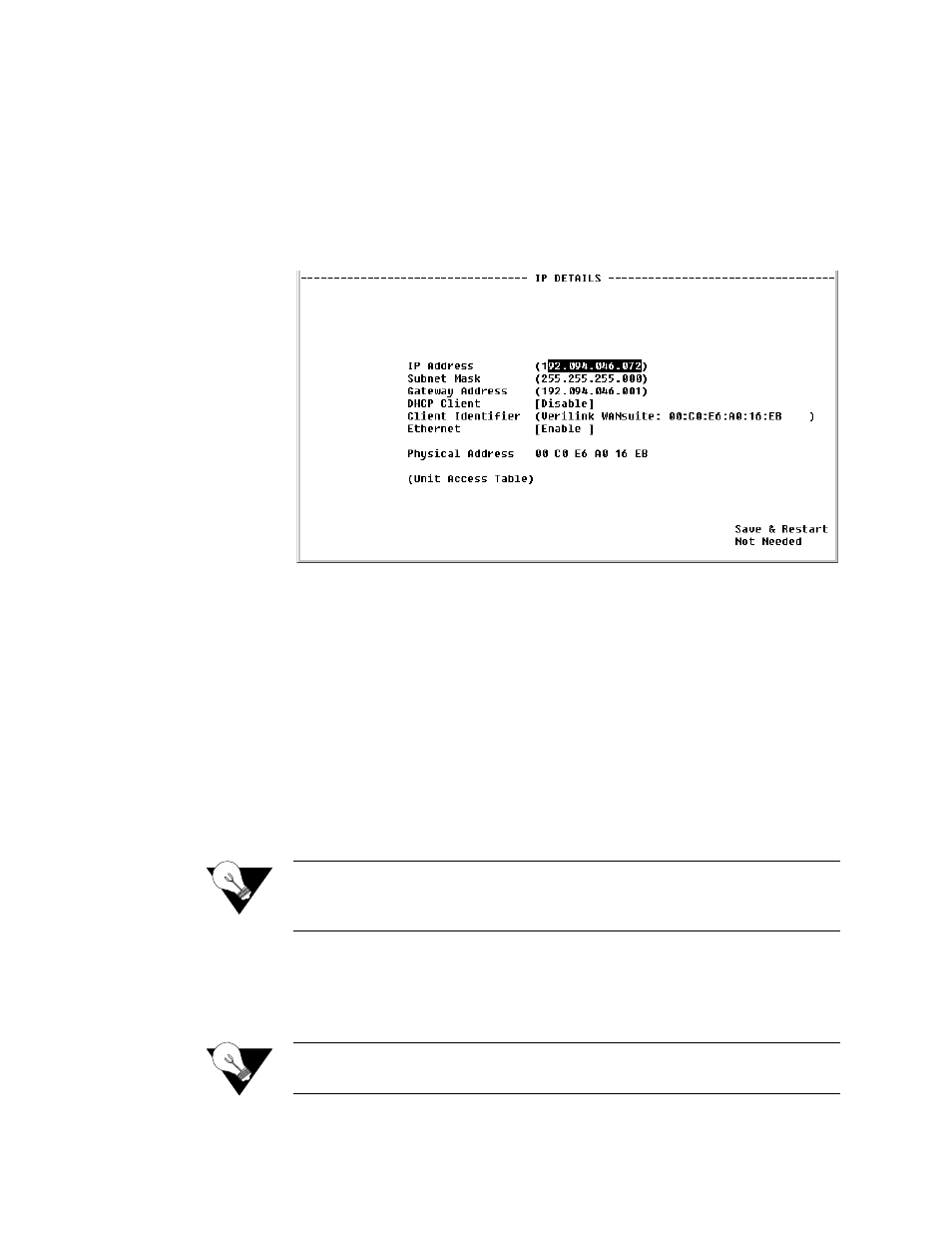 10/100 ethernet (ip details), 10/100 ethernet (ip details) -26 | Verilink WANsuite 6450 (34-00326) Product Manual User Manual | Page 134 / 205