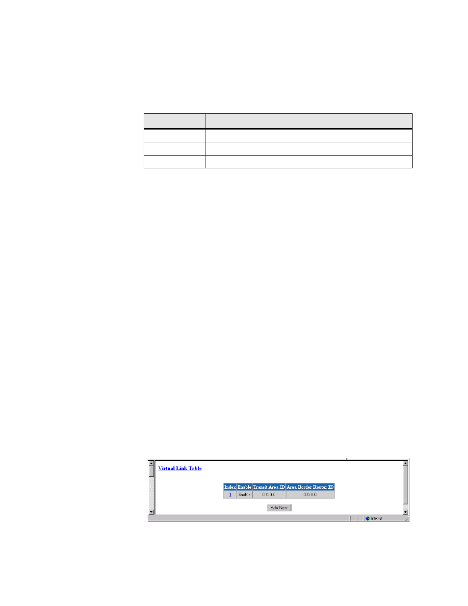 Virtual link table screen, Virtual link table screen -74 | Verilink WANsuite 7105 (34-00316.C) Product Manual User Manual | Page 106 / 255