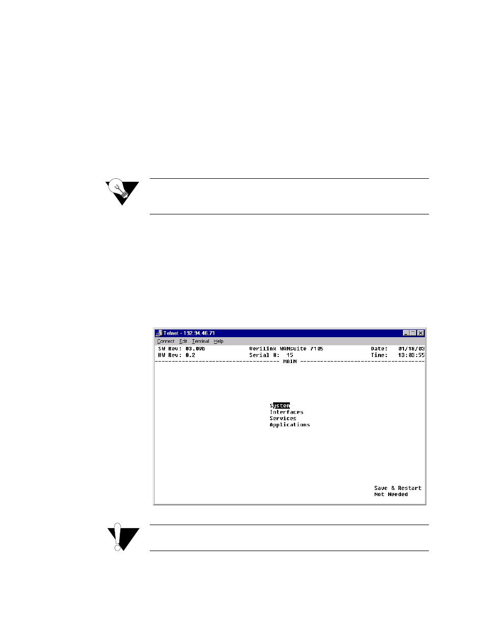 Menu structure, Menu structure -3 | Verilink WANsuite 7105 (34-00316.C) Product Manual User Manual | Page 137 / 255