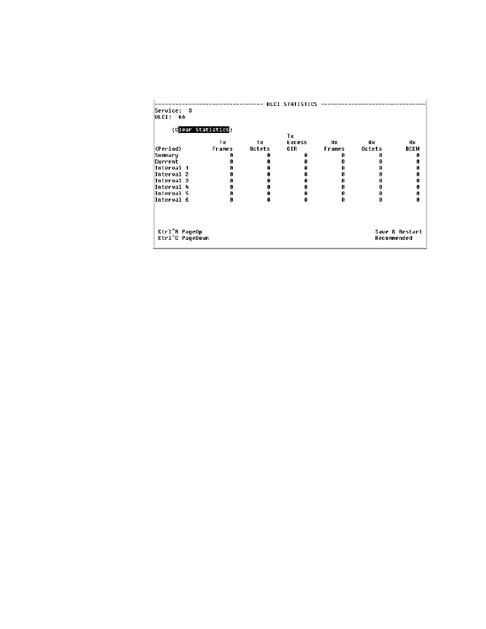 Dlci statistics screen, Dlci statistics screen -49 | Verilink WANsuite 7105 (34-00316.C) Product Manual User Manual | Page 183 / 255