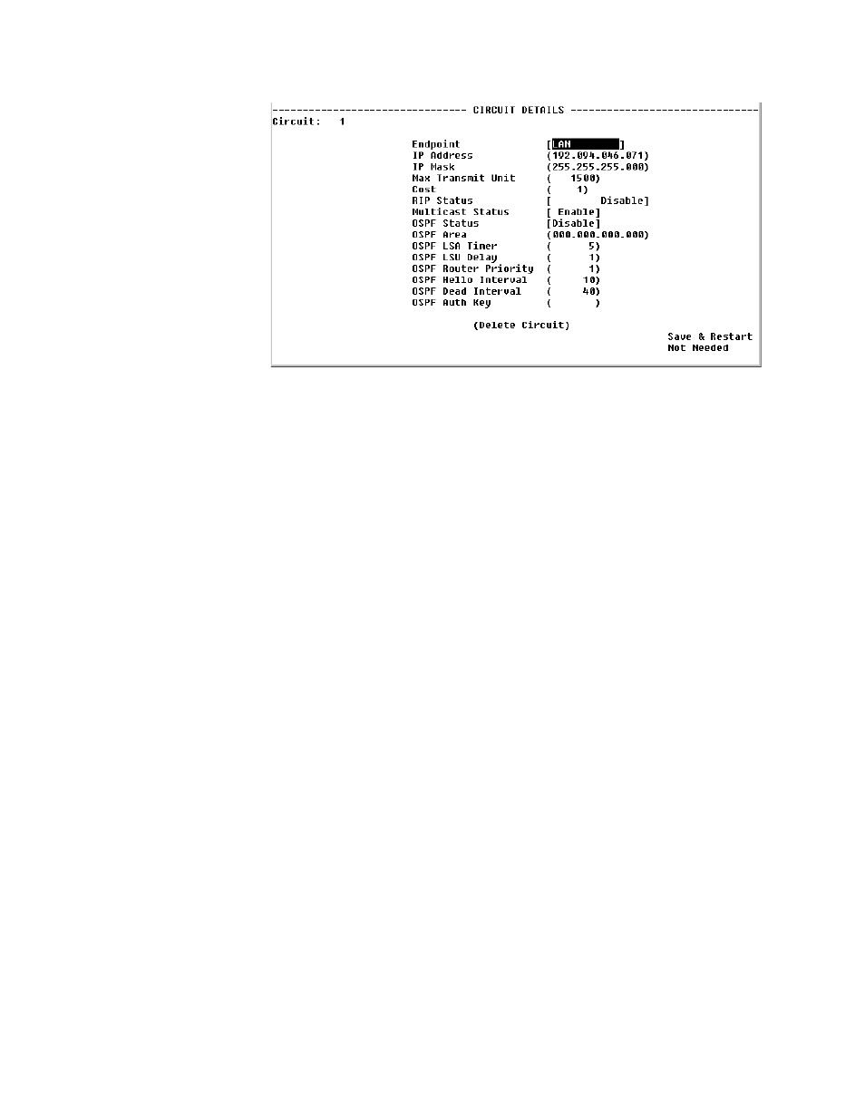 Verilink WANsuite 7105 (34-00316.C) Product Manual User Manual | Page 189 / 255