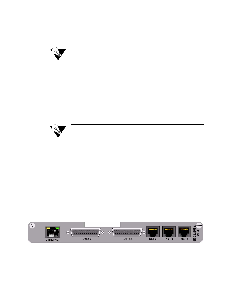 Data interface module (rear panel), 10/100 ethernet, Data interface module (rear panel) -11 | 10/100 ethernet -11 | Verilink WANsuite 7105 (34-00316.C) Product Manual User Manual | Page 25 / 255