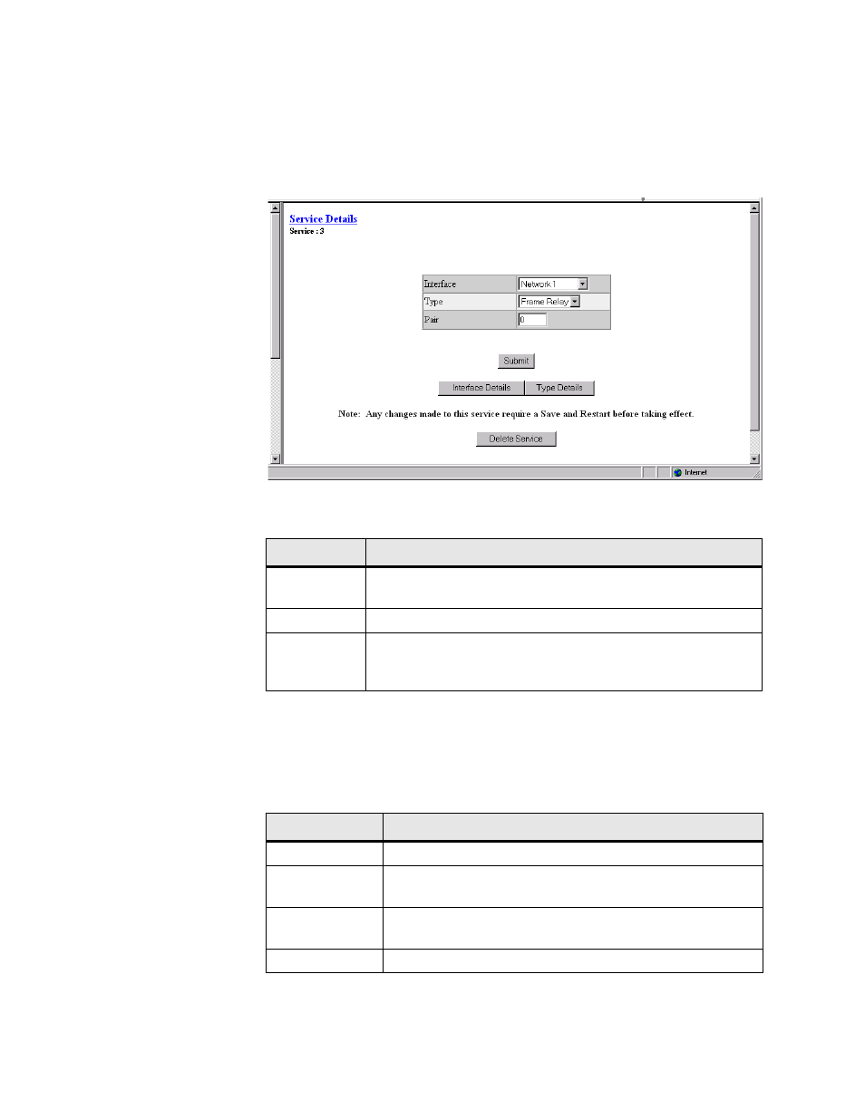 Service details screen, Service details screen -25 | Verilink WANsuite 7105 (34-00316.C) Product Manual User Manual | Page 57 / 255