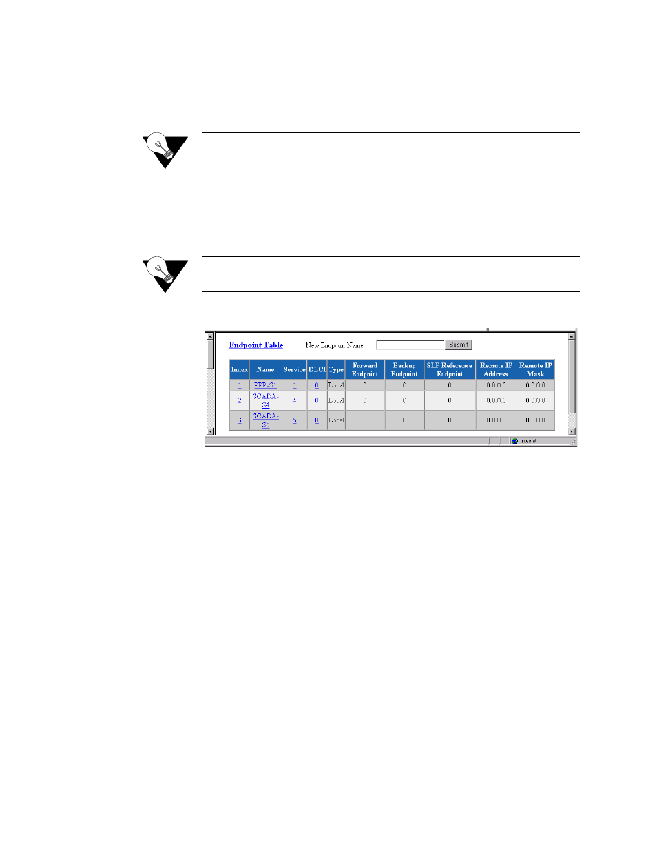 Endpoint details screen, Endpoint details screen -44 | Verilink WANsuite 7105 (34-00316.C) Product Manual User Manual | Page 76 / 255