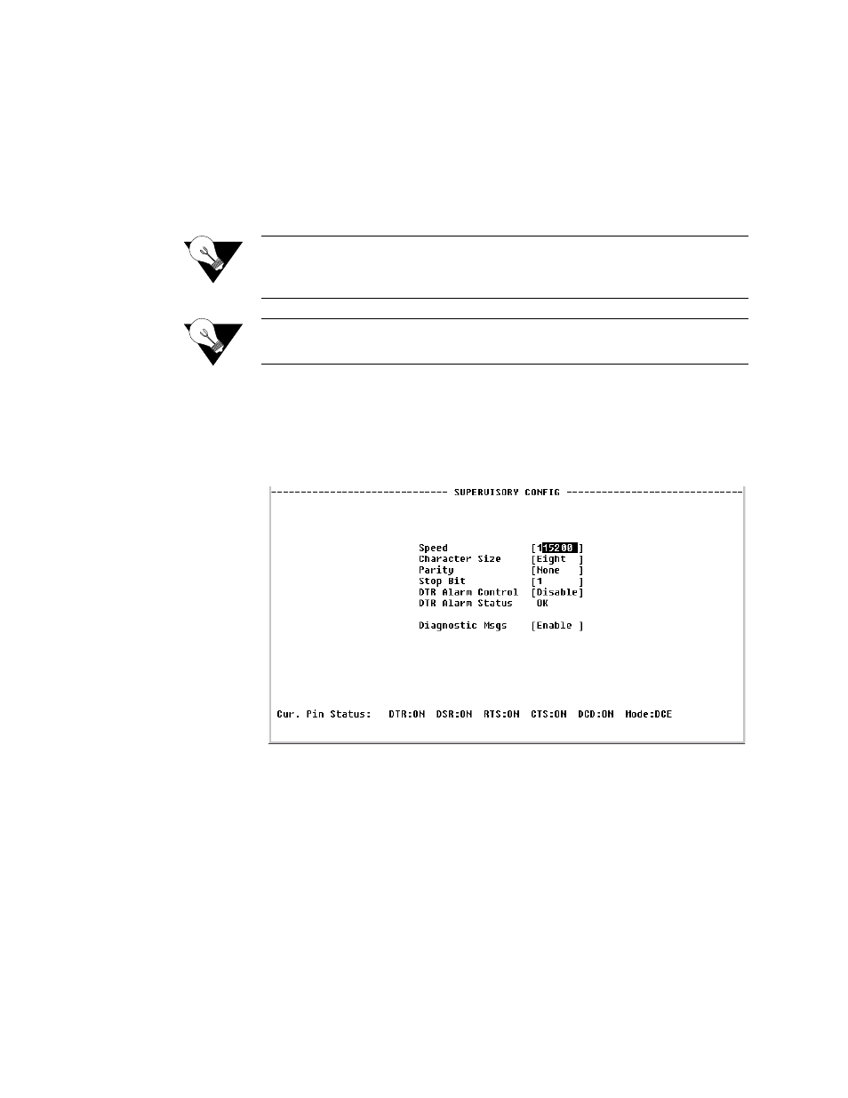 Supervisory config screen, Supervisory config screen -16 | Verilink WANsuite 7205 (34-00317.B) Product Manual User Manual | Page 138 / 221