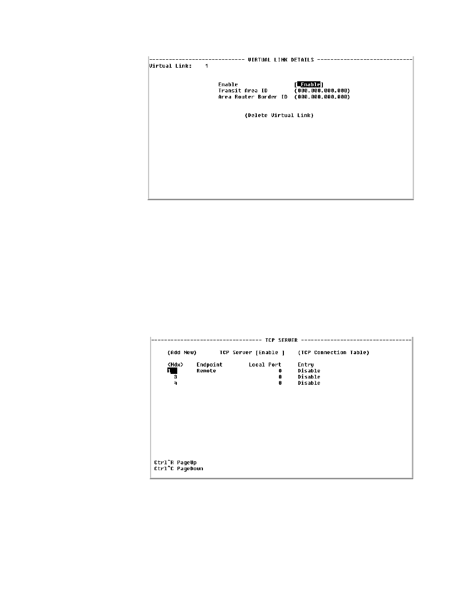 Tcp server, Tcp server details screen, Tcp server -65 | Tcp server details screen -65 | Verilink WANsuite 7205 (34-00317.B) Product Manual User Manual | Page 187 / 221