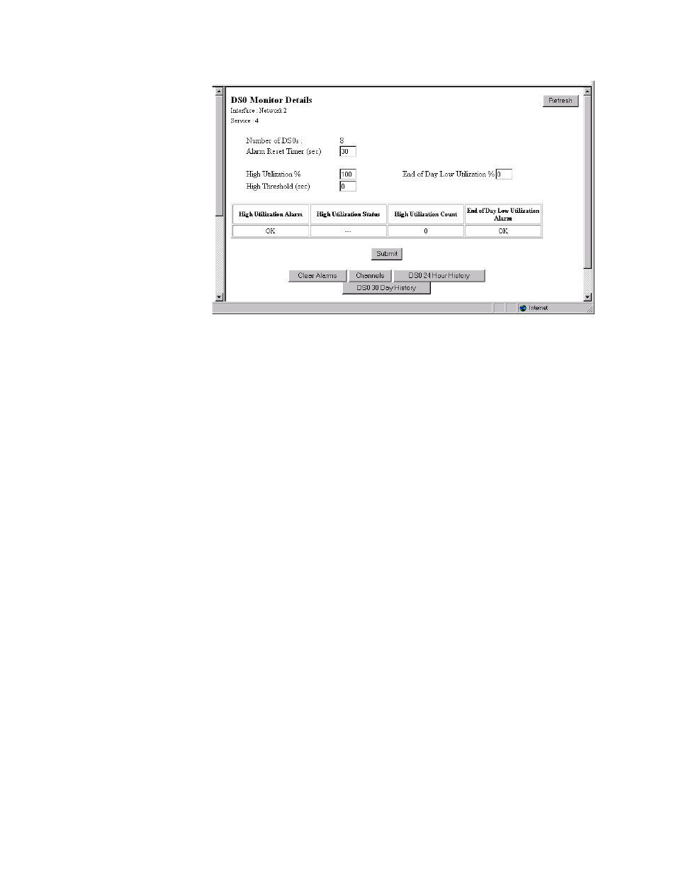 Ds0 status and alarm table, Ds0 status and alarm table -20 | Verilink WANsuite 7205 (34-00317.B) Product Manual User Manual | Page 50 / 221