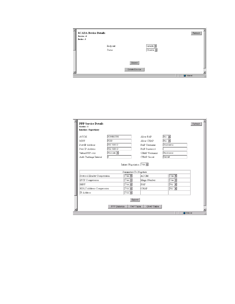 Ppp service details screen, Ppp service details screen -30 | Verilink WANsuite 7205 (34-00317.B) Product Manual User Manual | Page 60 / 221