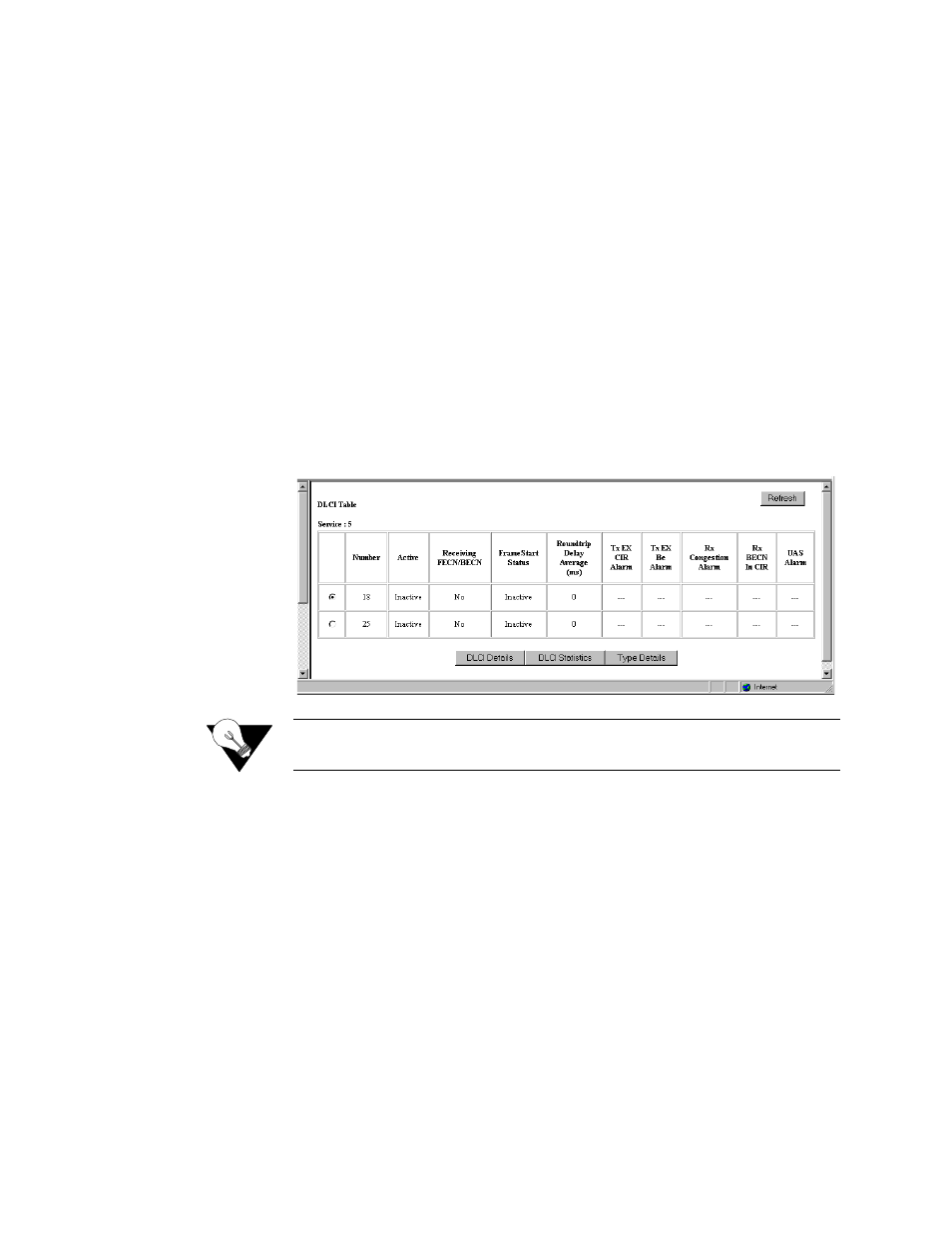 Service aware screen, Service aware screen -44 | Verilink WANsuite 7205 (34-00317.B) Product Manual User Manual | Page 74 / 221