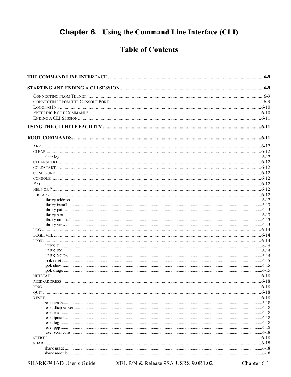 Verilink XEL XSP-100 SHARK IAP (9SA-USRS-9.0R1.02) Product Manual User Manual | Page 117 / 262