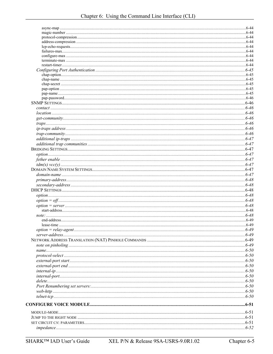 Verilink XEL XSP-100 SHARK IAP (9SA-USRS-9.0R1.02) Product Manual User Manual | Page 121 / 262