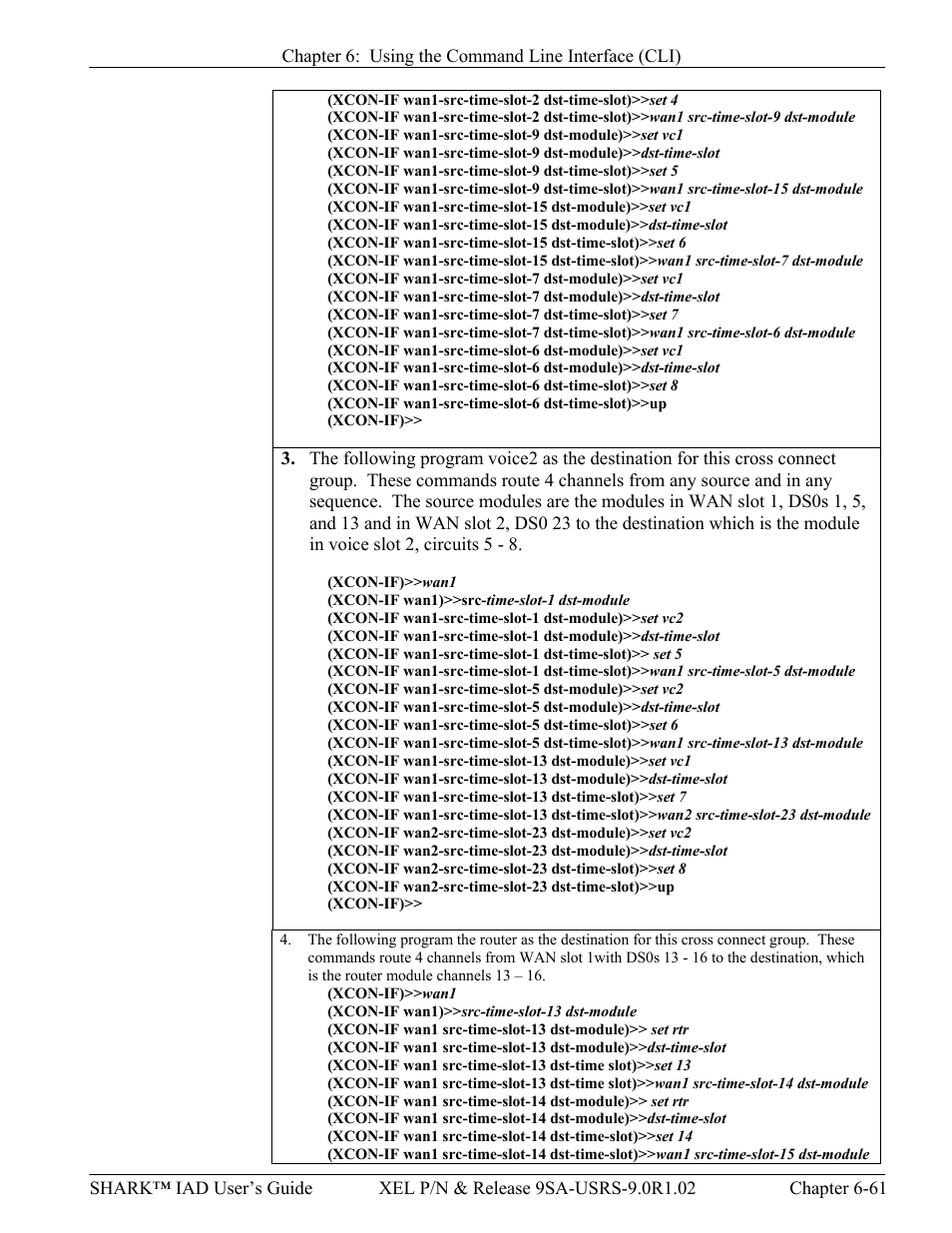 Verilink XEL XSP-100 SHARK IAP (9SA-USRS-9.0R1.02) Product Manual User Manual | Page 177 / 262