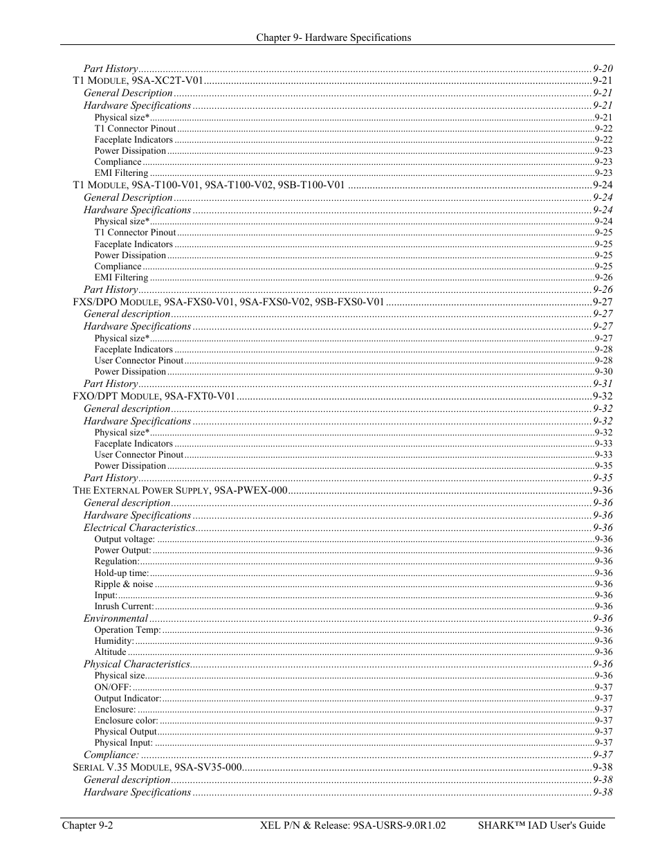 Verilink XEL XSP-100 SHARK IAP (9SA-USRS-9.0R1.02) Product Manual User Manual | Page 202 / 262