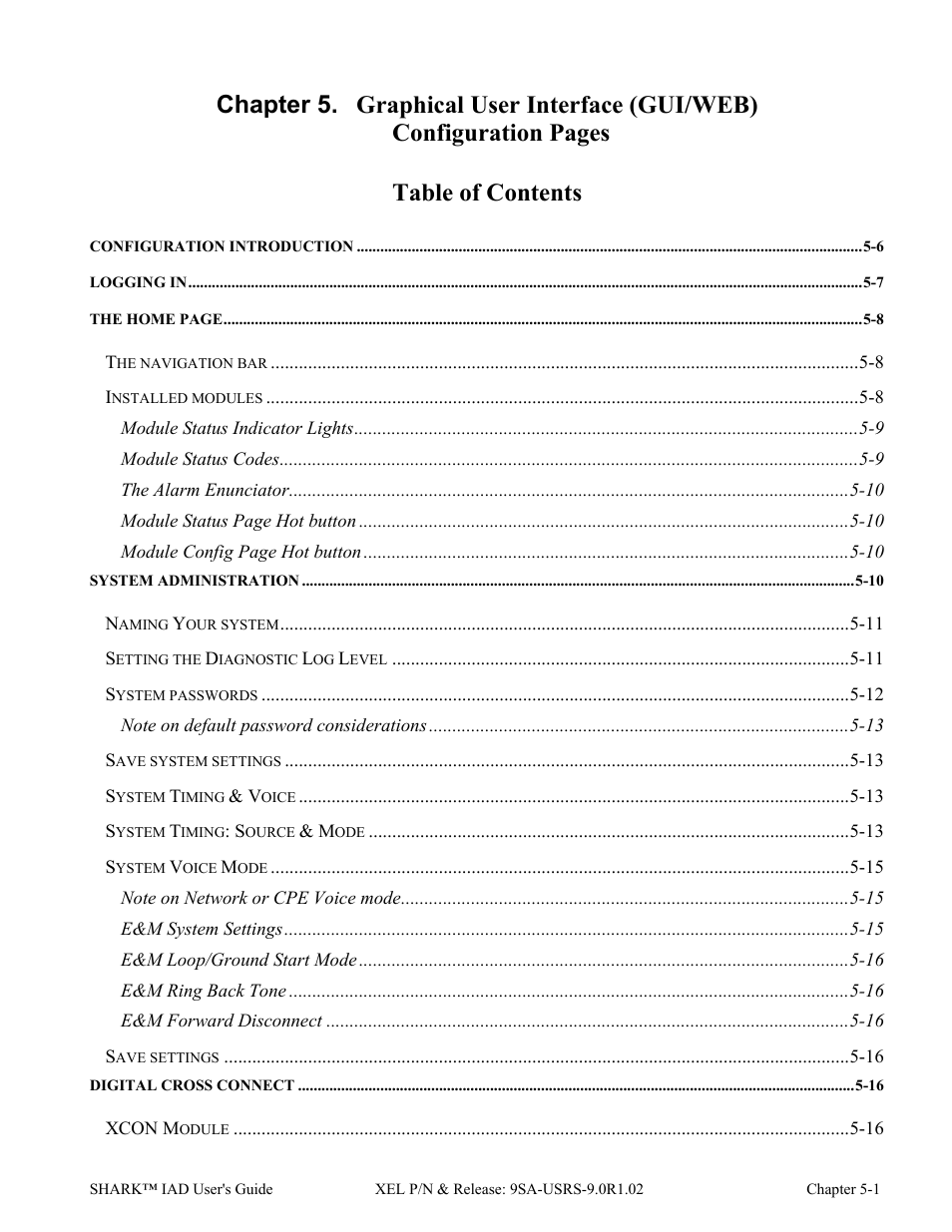 Verilink XEL XSP-100 SHARK IAP (9SA-USRS-9.0R1.02) Product Manual User Manual | Page 55 / 262