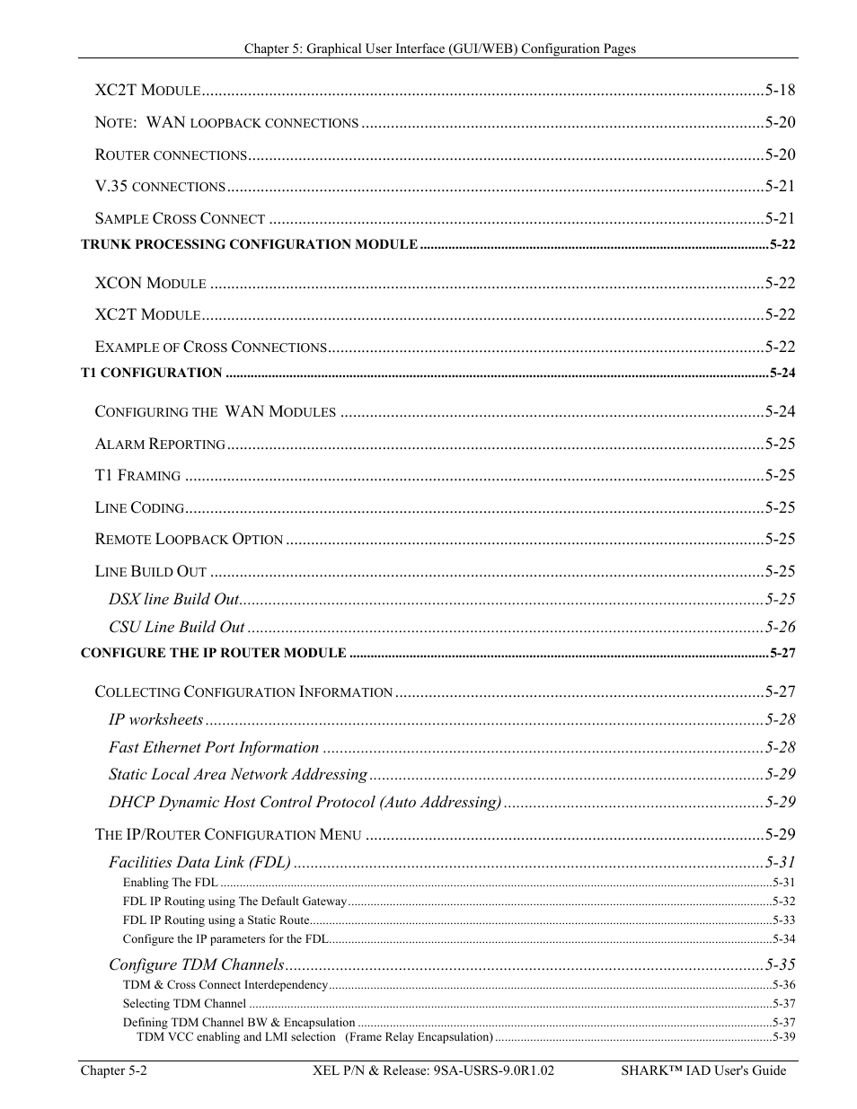 Verilink XEL XSP-100 SHARK IAP (9SA-USRS-9.0R1.02) Product Manual User Manual | Page 56 / 262