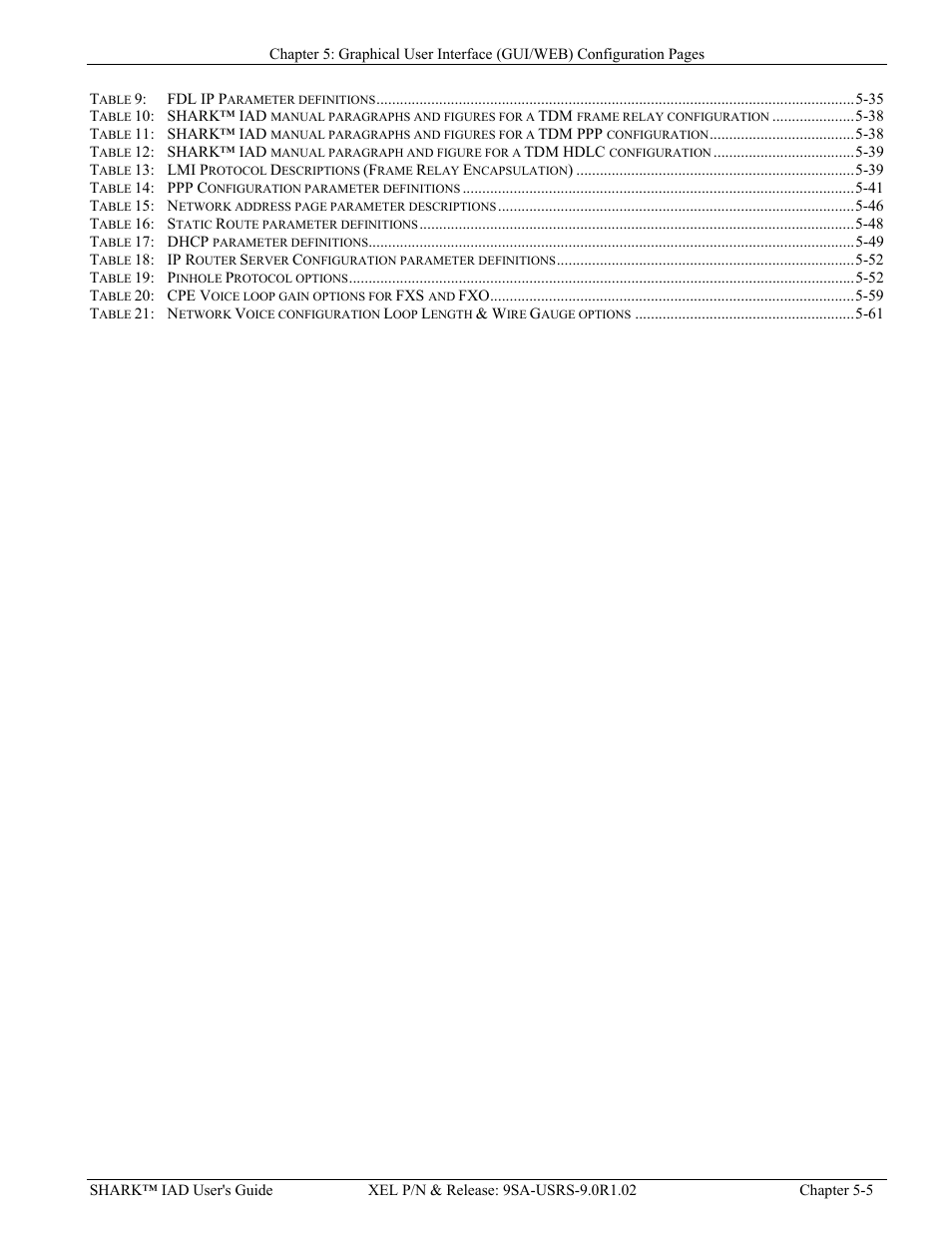 Verilink XEL XSP-100 SHARK IAP (9SA-USRS-9.0R1.02) Product Manual User Manual | Page 59 / 262
