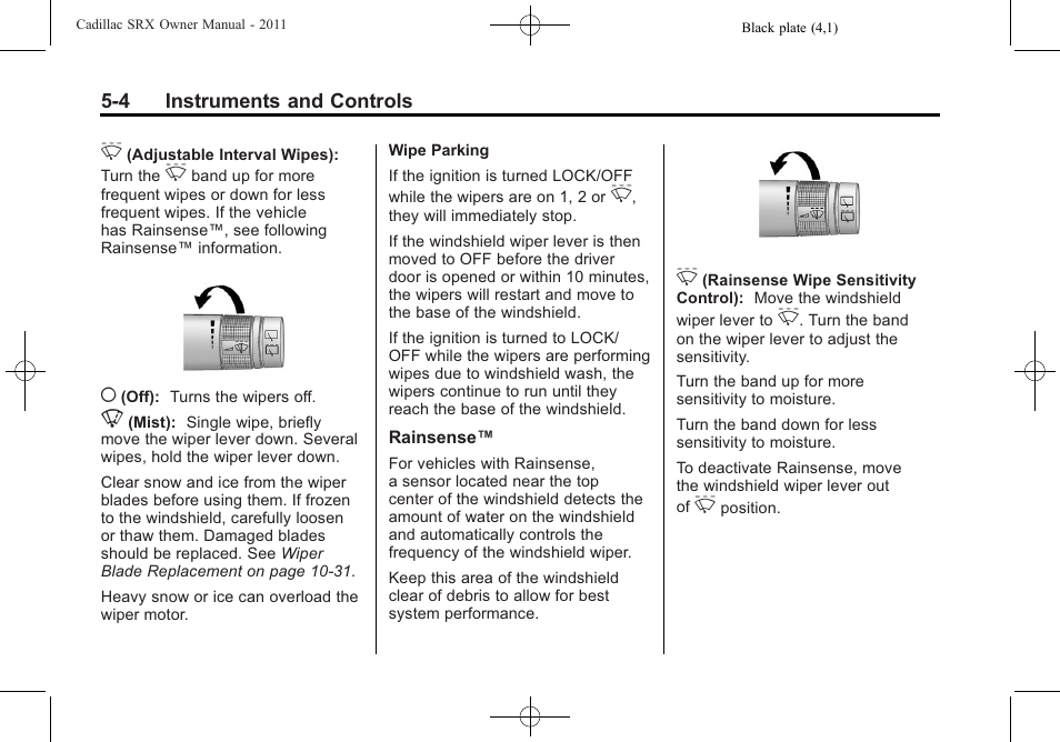 Cadillac 2011 SRX User Manual | Page 150 / 498