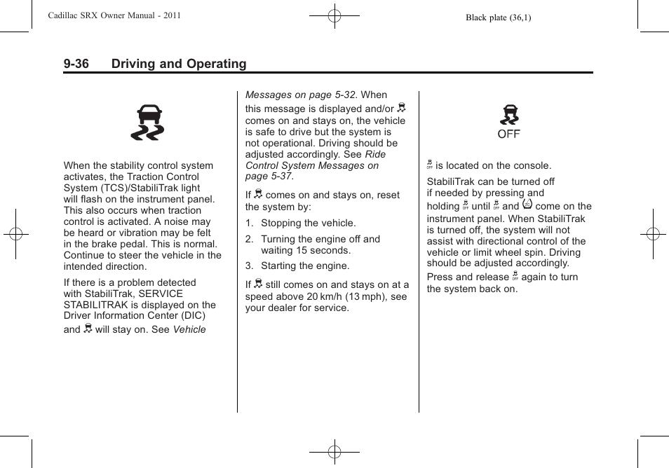 Cadillac 2011 SRX User Manual | Page 312 / 498