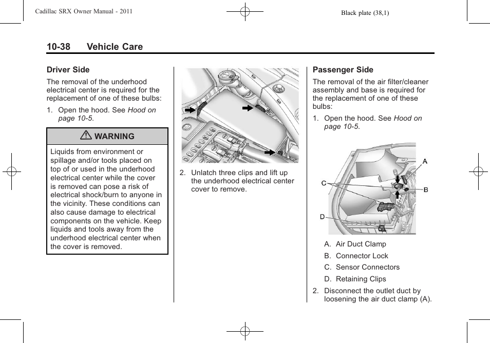 Cadillac 2011 SRX User Manual | Page 376 / 498