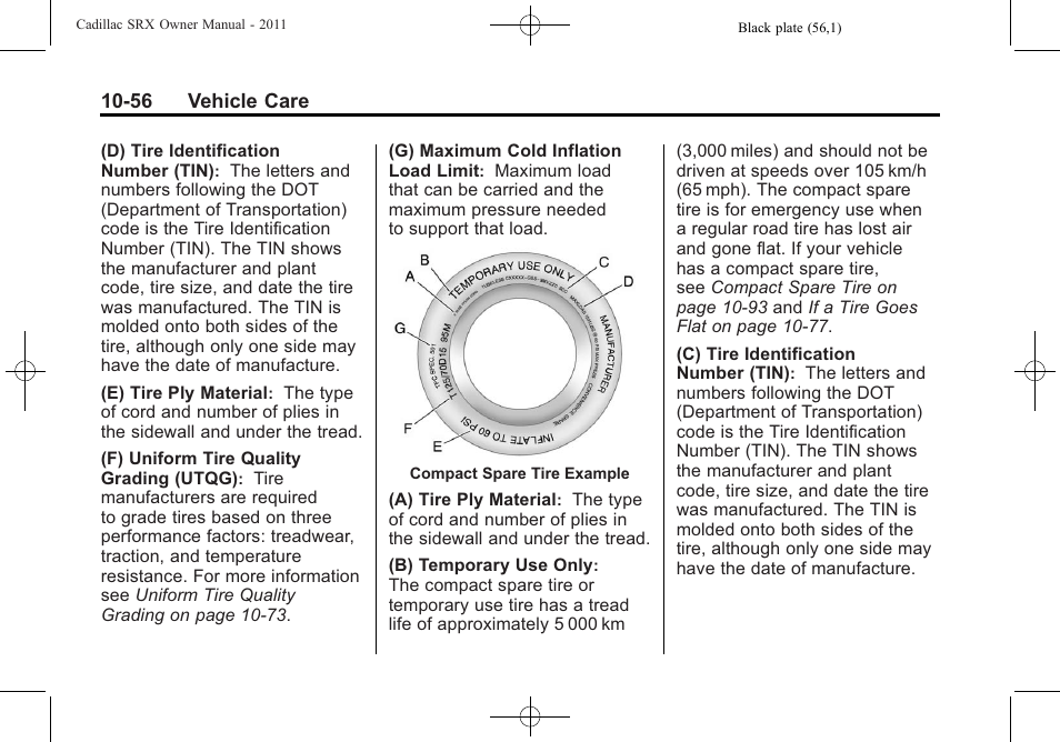 Cadillac 2011 SRX User Manual | Page 394 / 498
