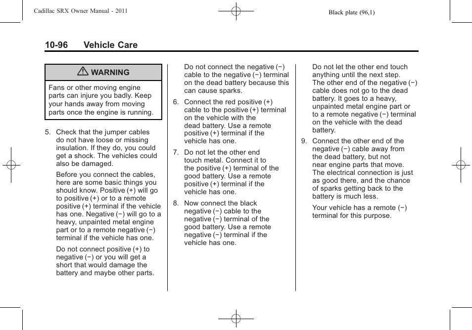Cadillac 2011 SRX User Manual | Page 434 / 498