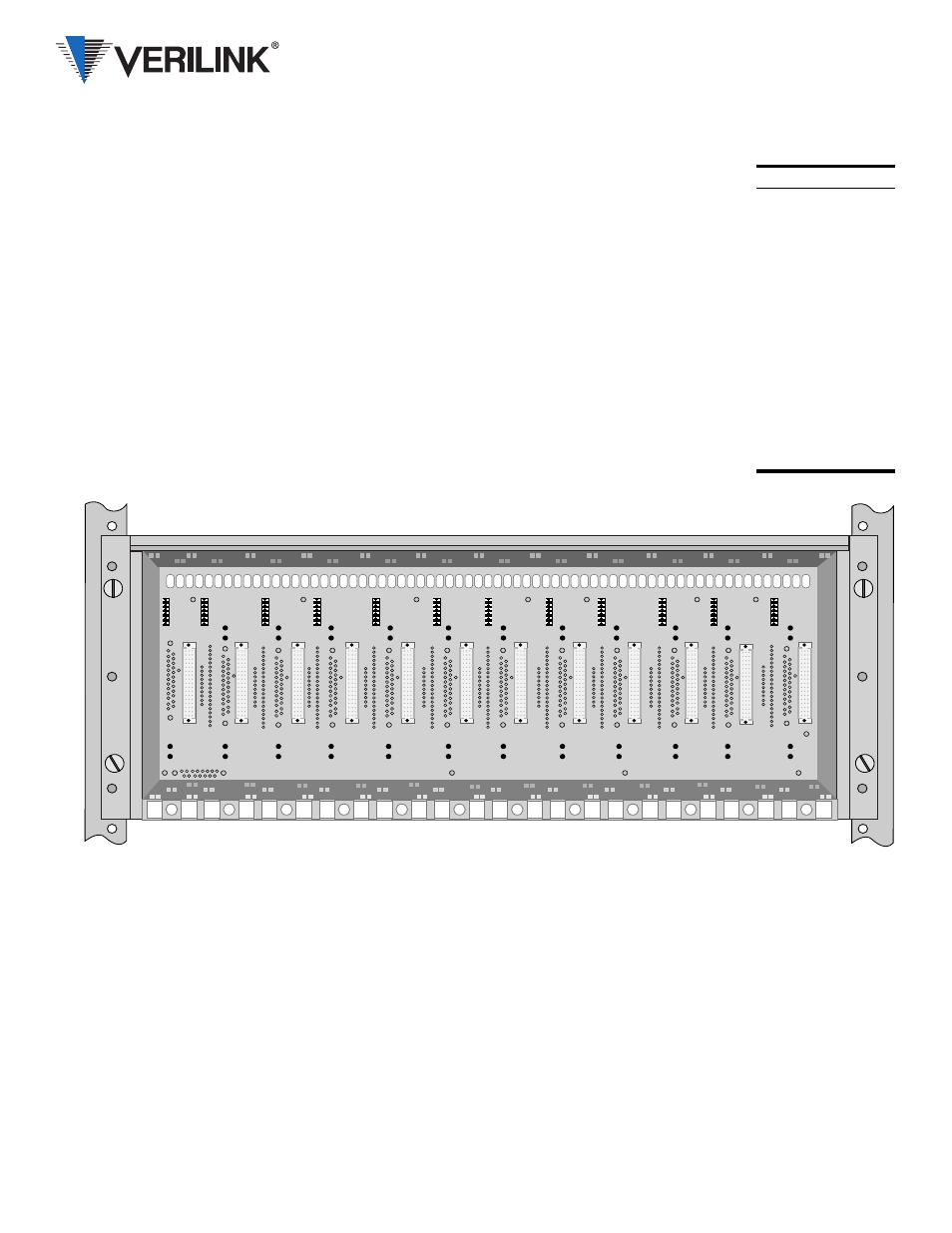 Verilink 1051-2 Chassis (CG) Configuration/Installation Guide User Manual | 2 pages