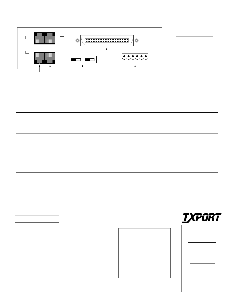 1060a broadcast card rear panel, Rear panel description, Alarm / power pinout | Expand / t1 in pinout, T1 broadcast port pinout | Verilink 1060A Broadcast Card (CG) Configuration/Installation Guide User Manual | Page 2 / 2