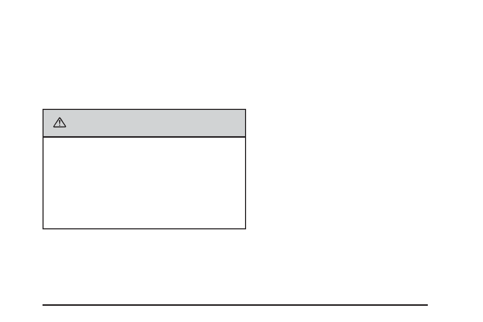 Caution | Cadillac 2006 Escalade EXT User Manual | Page 103 / 484