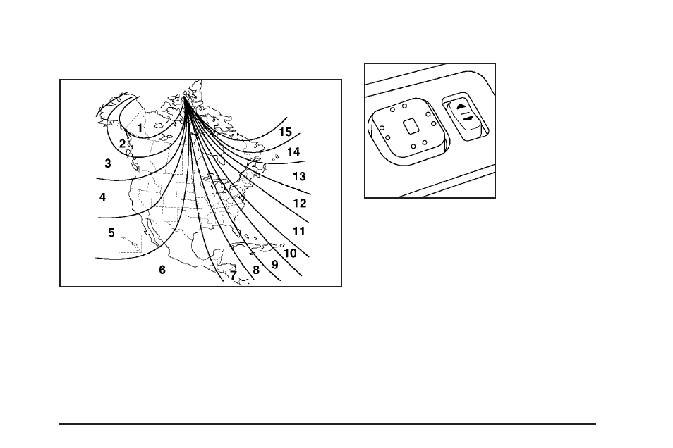 Outside power mirrors, Outside power mirrors -43 | Cadillac 2006 Escalade EXT User Manual | Page 117 / 484