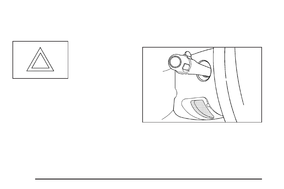 Hazard warning flashers, Other warning devices, Horn | Tilt wheel | Cadillac 2006 Escalade EXT User Manual | Page 156 / 484