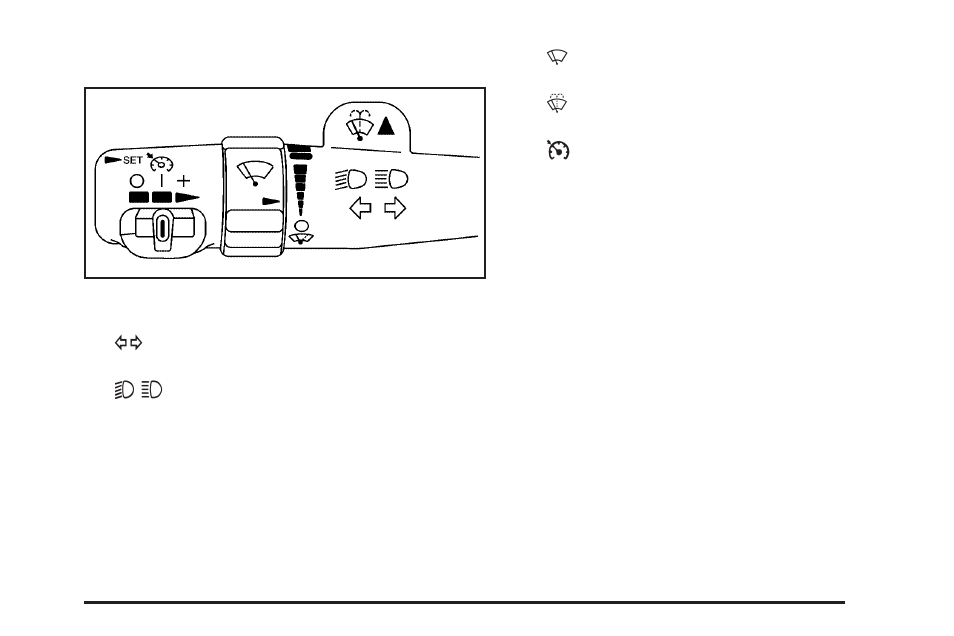 Turn signal/multifunction lever, Turn and lane-change signals, Turn | Signal/multifunction lever | Cadillac 2006 Escalade EXT User Manual | Page 157 / 484