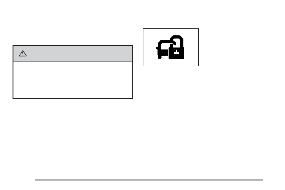 Security light, Security light -42, Caution | Cadillac 2006 Escalade EXT User Manual | Page 192 / 484