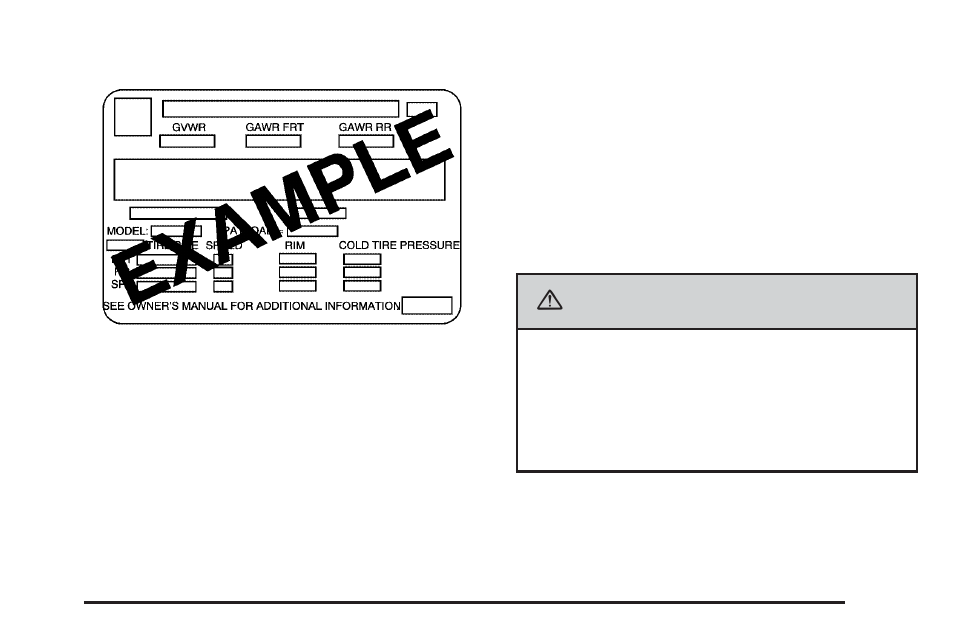 Caution | Cadillac 2006 Escalade EXT User Manual | Page 299 / 484