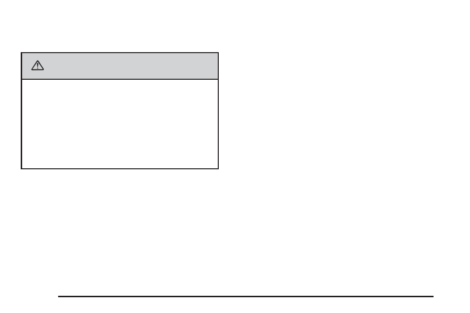 Caution | Cadillac 2006 Escalade EXT User Manual | Page 42 / 484