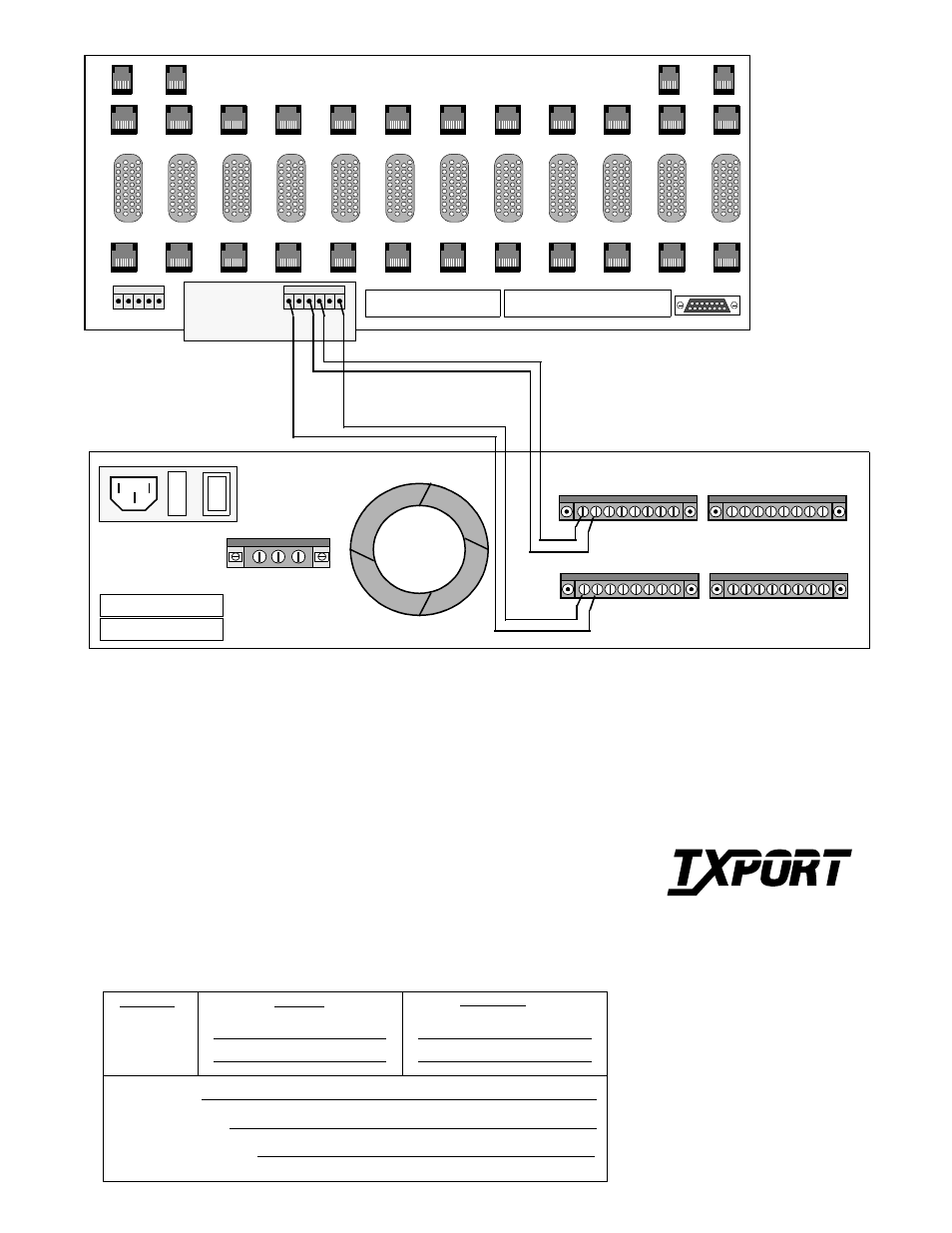 Txport 1051 rear view, Fuse | Verilink 1200 Rack Pwr Spply (IG) Configuration/Installation Guide User Manual | Page 2 / 2