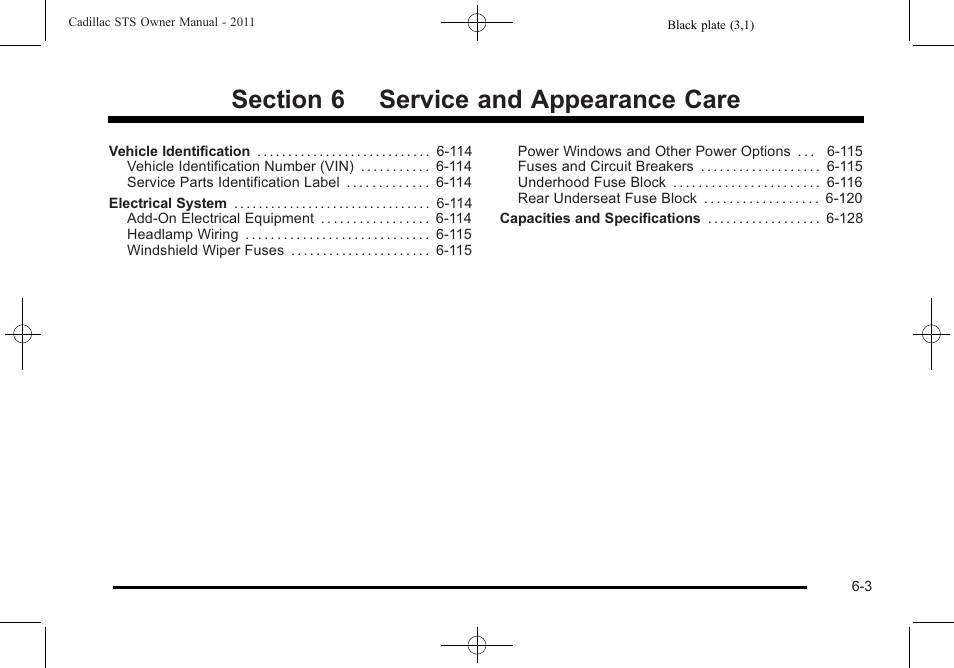 Cadillac 2011 STS User Manual | Page 353 / 528