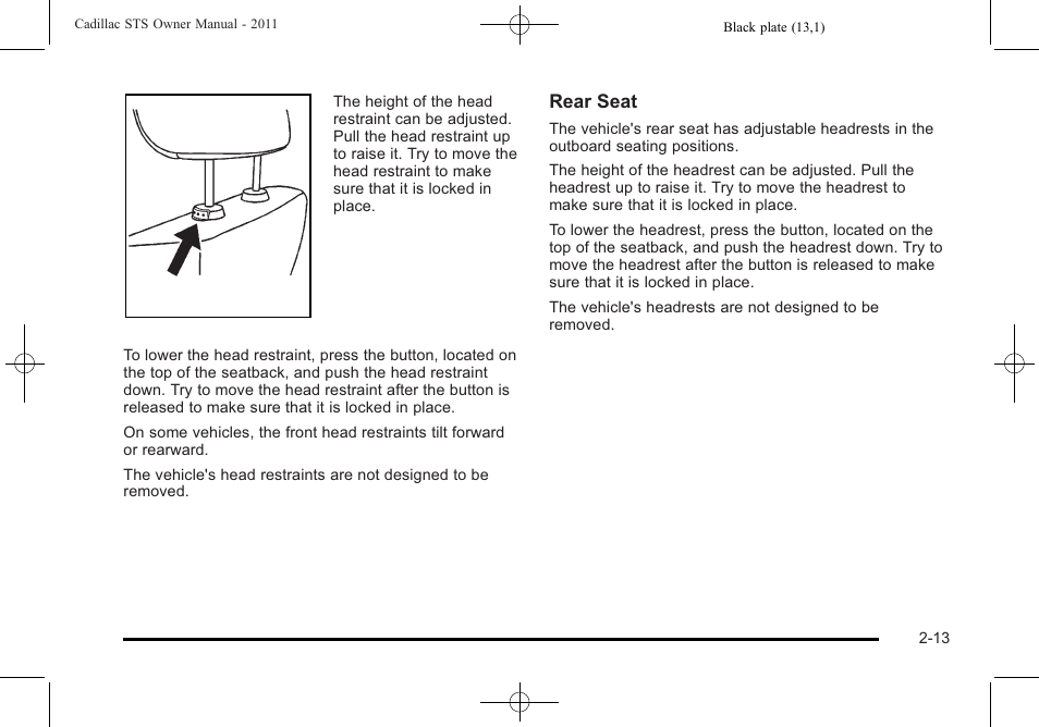 Cadillac 2011 STS User Manual | Page 45 / 528