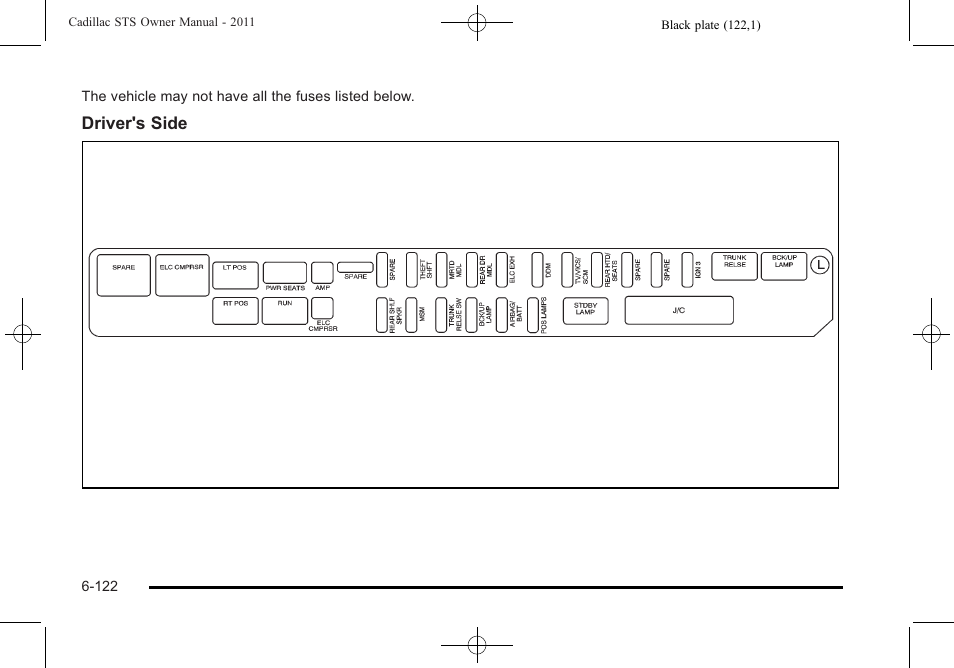 Cadillac 2011 STS User Manual | Page 472 / 528