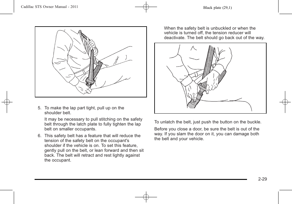 Cadillac 2011 STS User Manual | Page 61 / 528