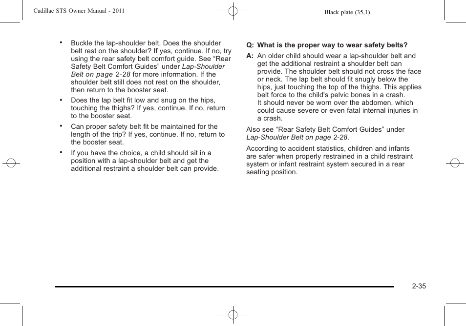 Cadillac 2011 STS User Manual | Page 67 / 528