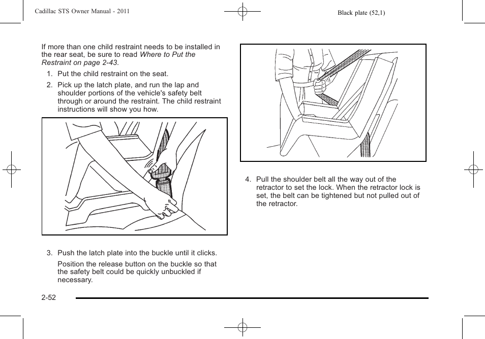 Cadillac 2011 STS User Manual | Page 84 / 528