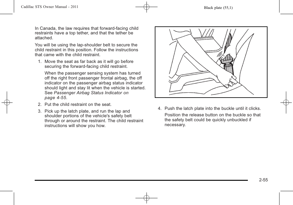 Cadillac 2011 STS User Manual | Page 87 / 528