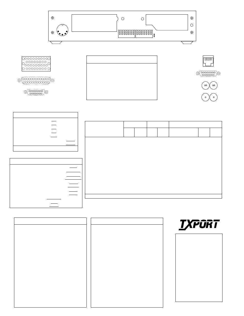 Bit rate table, Switch s2, Dce interfaces and pinout assignments | Network connectors and pinout assignments | Verilink 301 (CG) Configuration/Installation Guide User Manual | Page 2 / 2