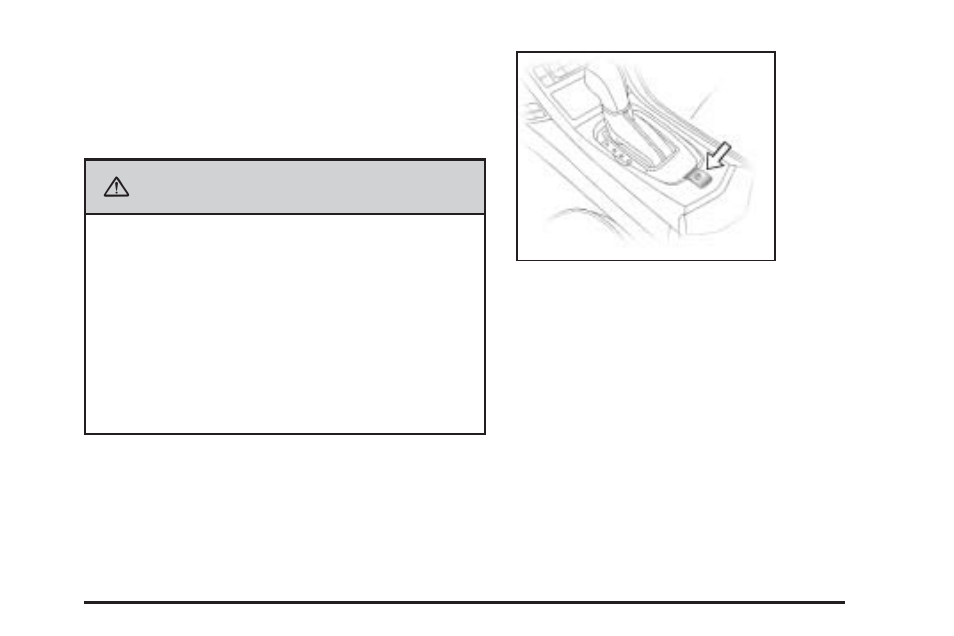 Electric parking brake, Electric parking brake -45, Caution | Cadillac 2009 CTS User Manual | Page 123 / 494