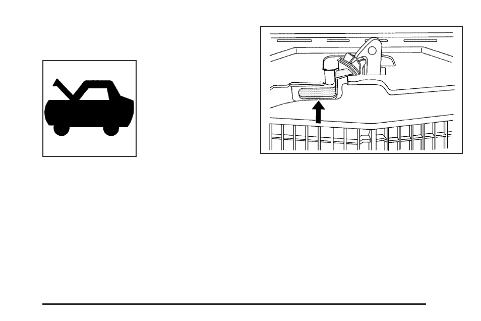 Hood release, Hood release -13 | Cadillac 2009 CTS User Manual | Page 319 / 494