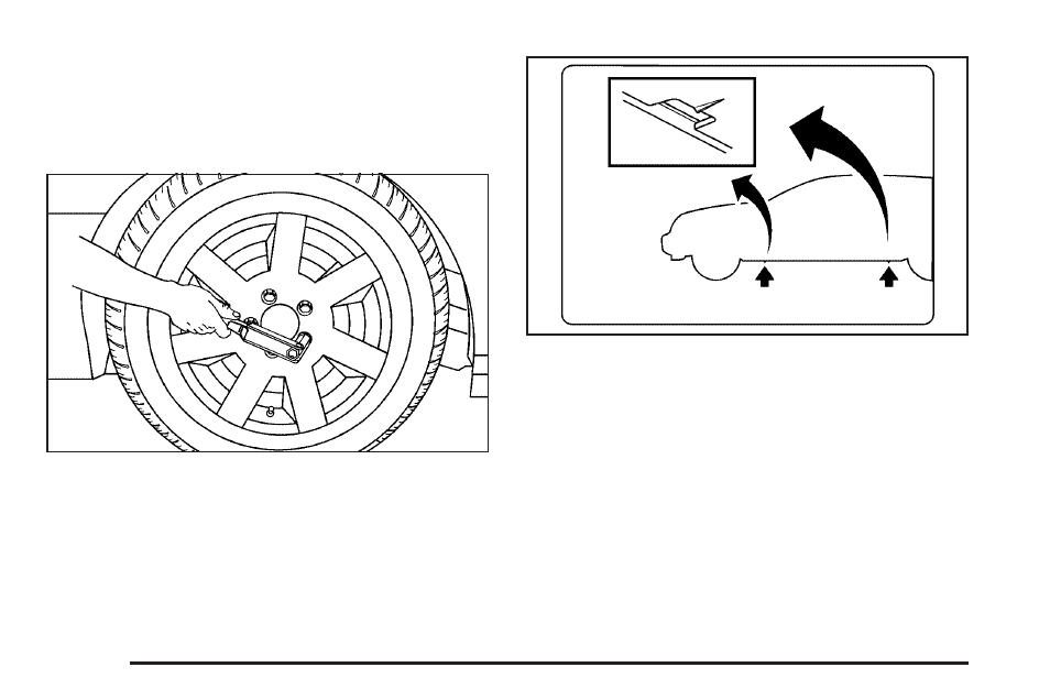 Removing the flat tire and installing the, Spare tire -102 | Cadillac 2009 CTS User Manual | Page 408 / 494