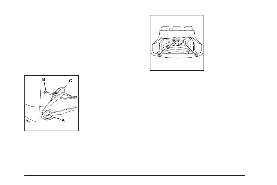 Storing the flat tire with a flat load floor | Cadillac 2009 CTS User Manual | Page 413 / 494